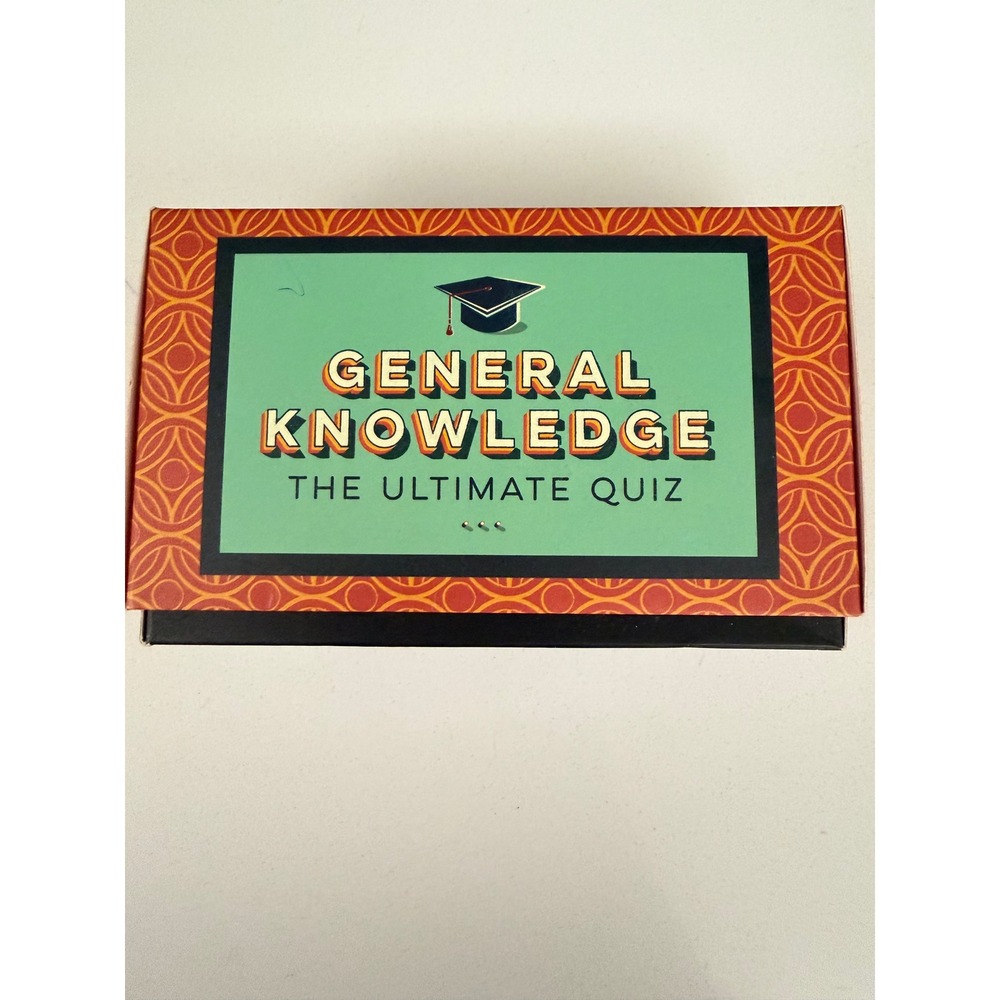 General Knowledge The Ultimate Quiz Trivia card Game 100 Cards BC0516-1647